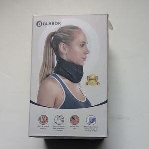 BLABOK Neck Support Brace in Blue To Relieve Neck Pain NWT